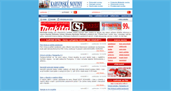 Desktop Screenshot of karvinskenoviny.eu